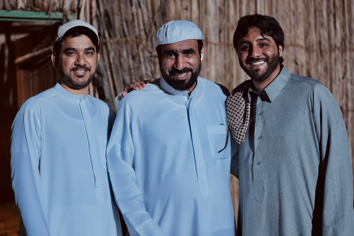 خالد الشمري وسلطان النيادي وسعيد السعدي