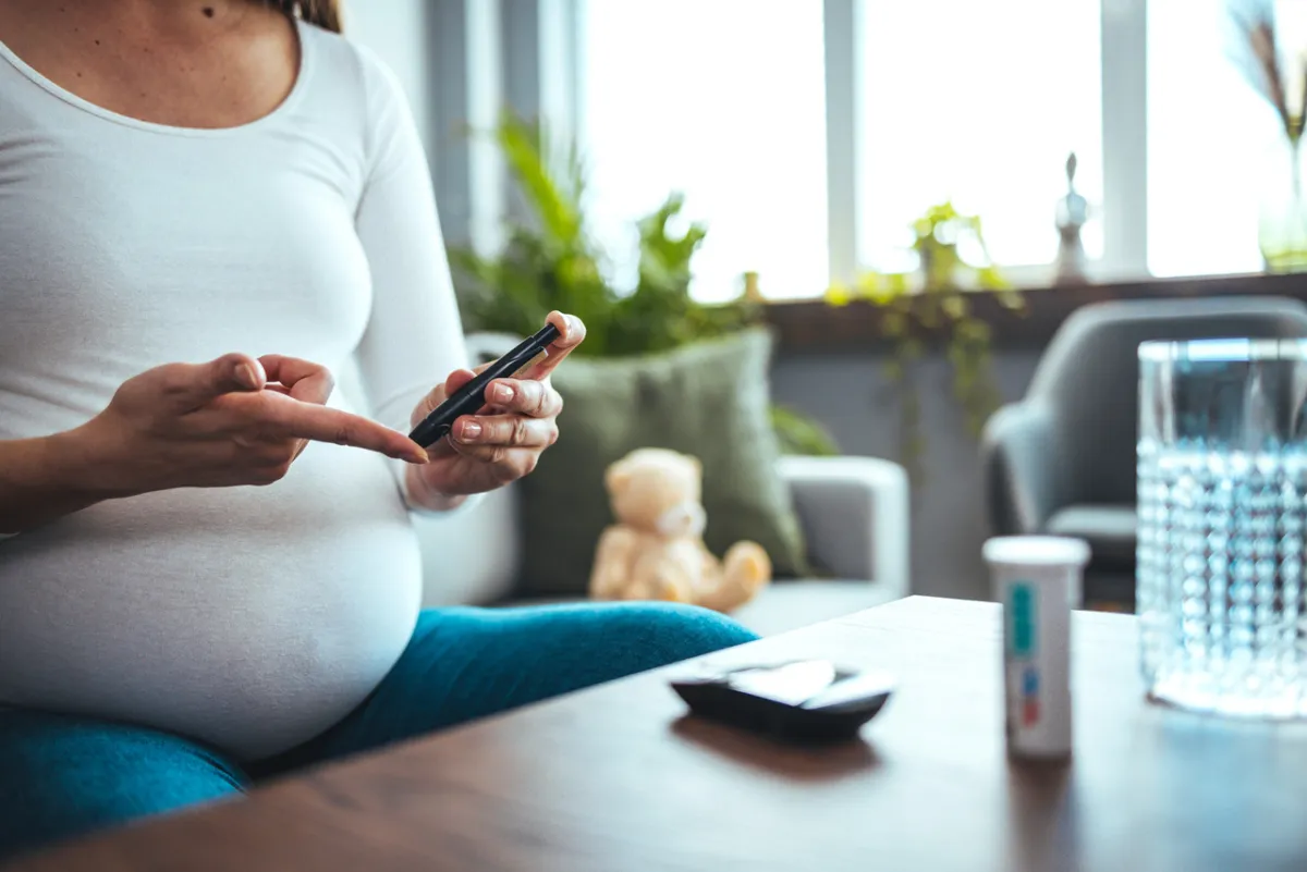 صورة حامل مصابة بالسكري