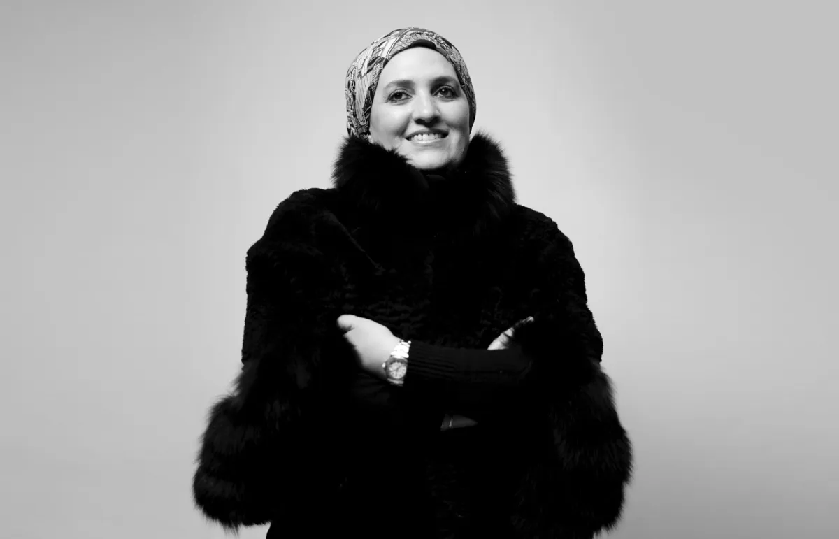 المصممة أمل عابد 