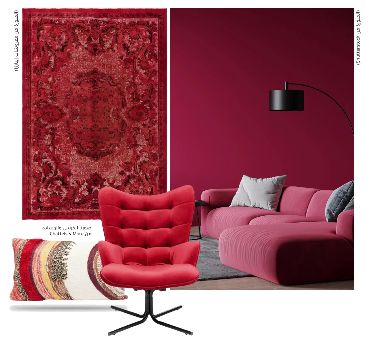 لون "بانتون" لعام 2023 يستخدم في الأثاث