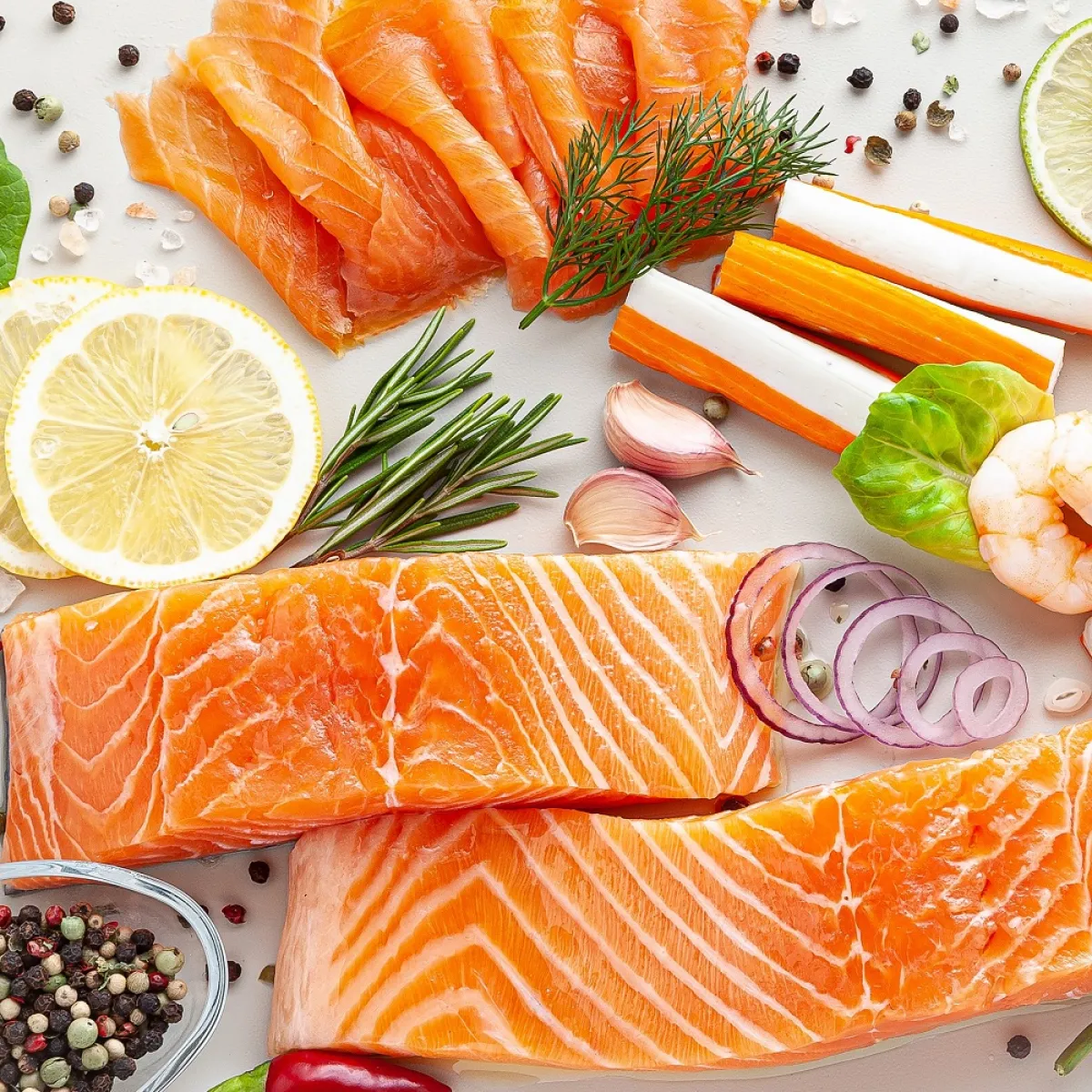 صورة لبعض الأطعمة الممنوعة على الحامل