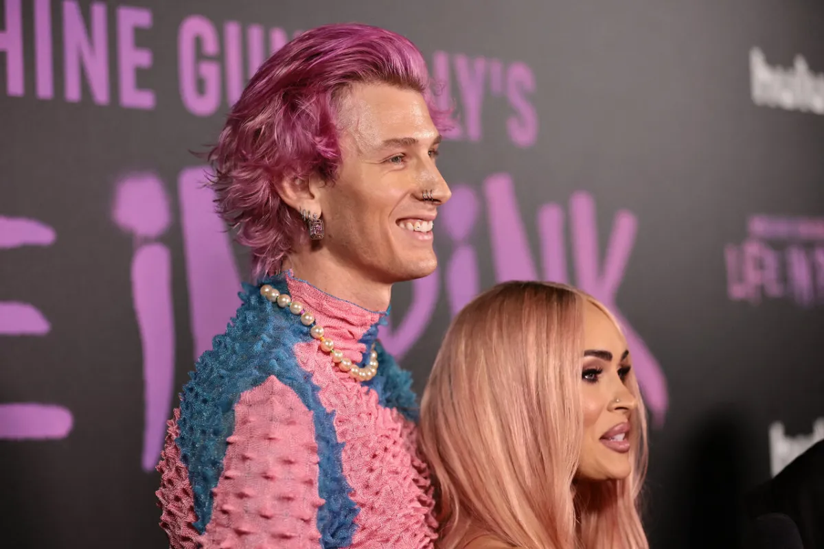 Megan Fox and Colson Baker "Machine Gun Kelly" attend "Machine Gun Kelly's Life In Pink" premiere at on June 27, 2022 in New York City. Jamie McCarthy/Getty Images/AFP