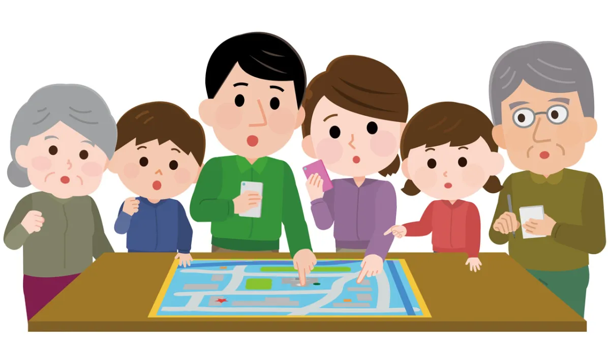 عائلة تضع خطتها للحماية من الزلزال