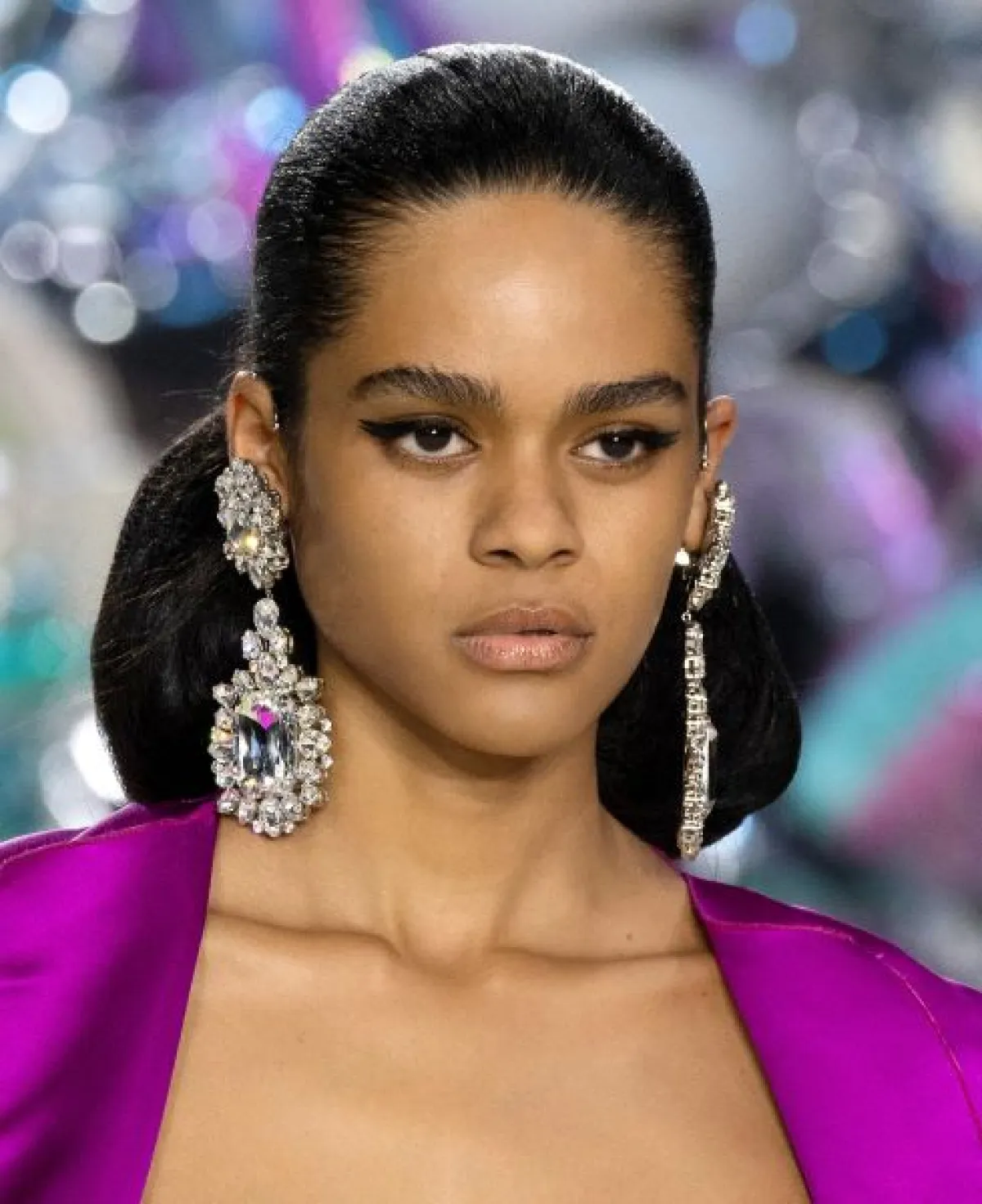 مكياج سموكي أسود