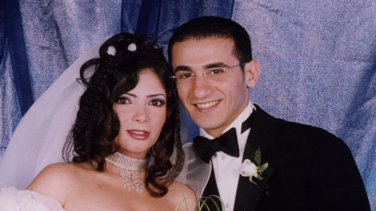 أحمد حلمي ومنى زكي من حفل الزفاف - الصورة من حساب أحمد حلمي على الفيس بوك