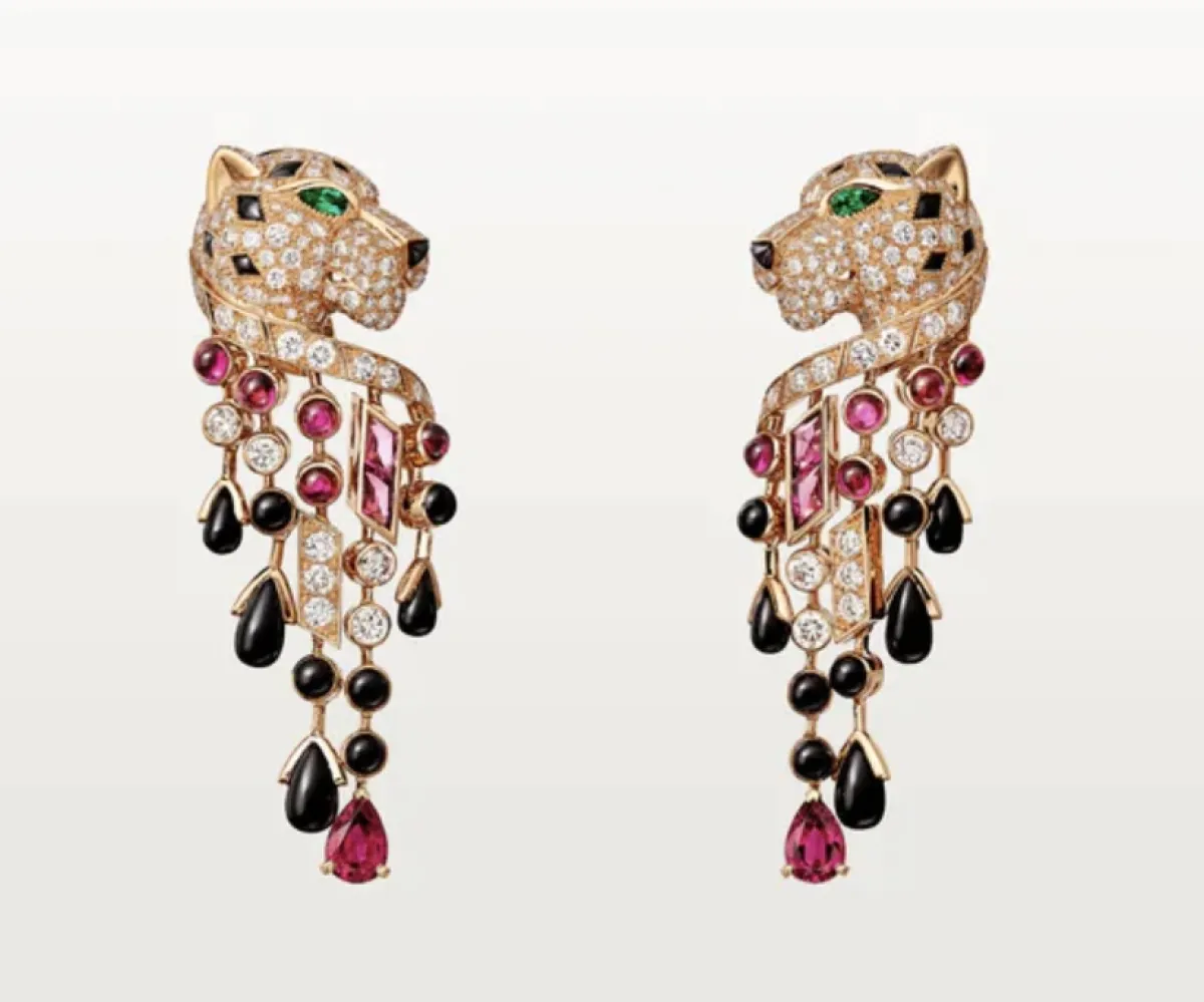 أقراط من مجموعة پانتير دو كارتييه Cartier