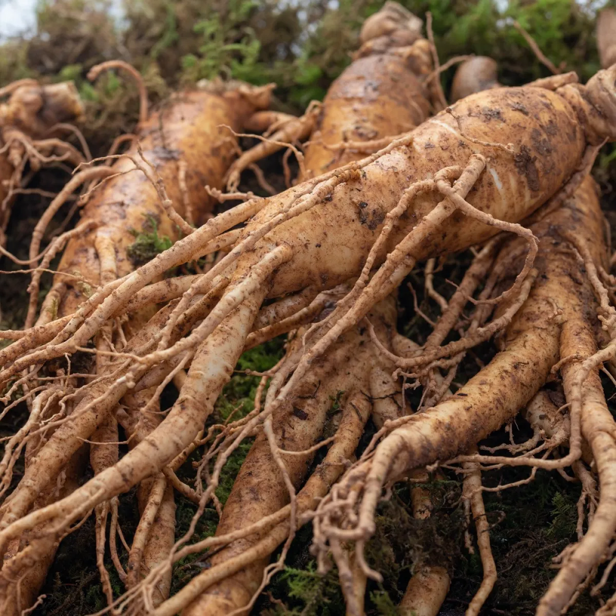 صورة لنبات الجينسينغ