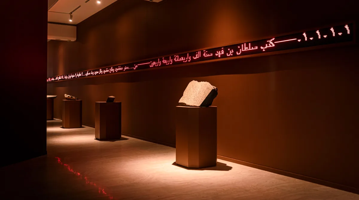 عمل الفنان الأمير سلطان بن فهد (المملكة العربية السعودية): «كانت ولا تزال»