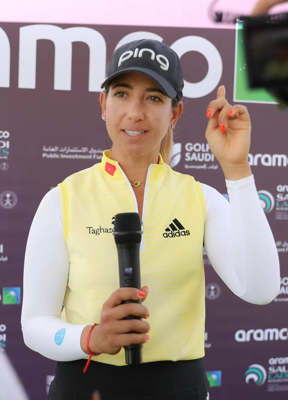 تظهر الصورة اللاعبة مها الحديوي