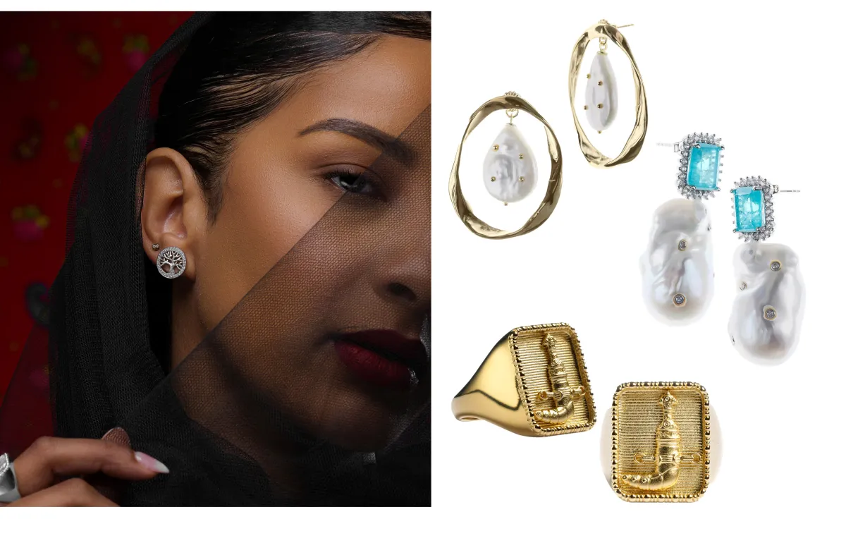 مجوهرات من تصميم المصممتان سماح ورجوه الرواحي