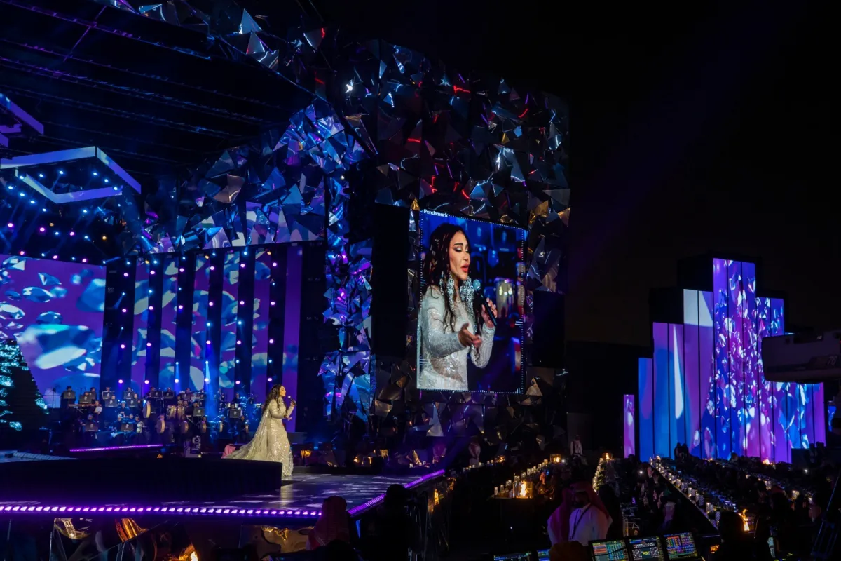 أحلام في الليلة الماسية - الصورة من حساب تقويم الرياض على تويتر