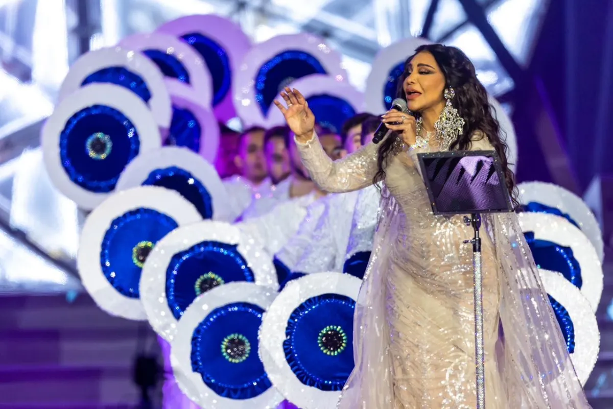 أحلام في الليلة الماسية - الصورة من حساب تقويم الرياض على تويتر