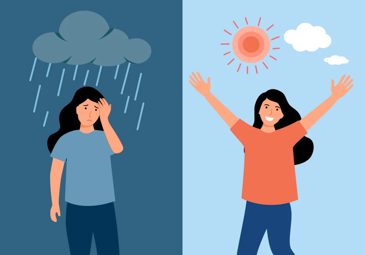 صورة لتقلب مزاج الحامل