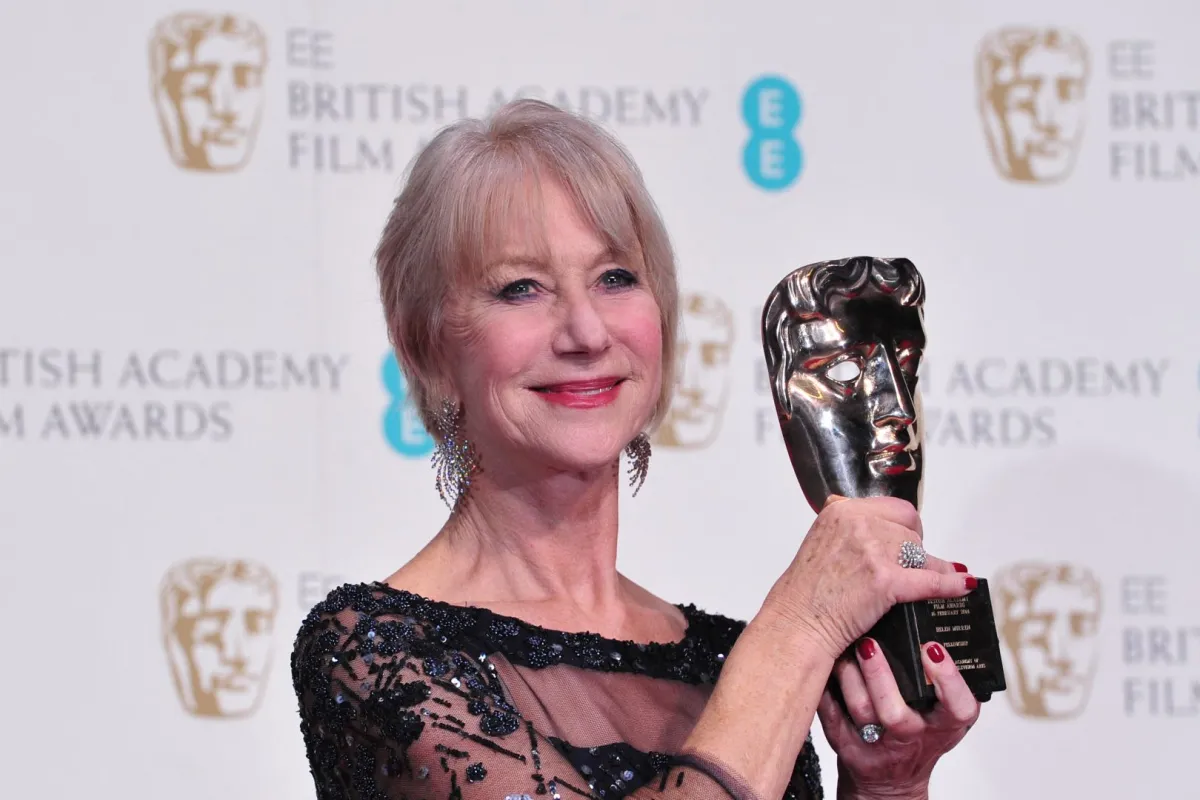 British actress Helen Mirren at the Royal Opera House in London on February 16, 2014. AFP PHOTO / CARL COURT