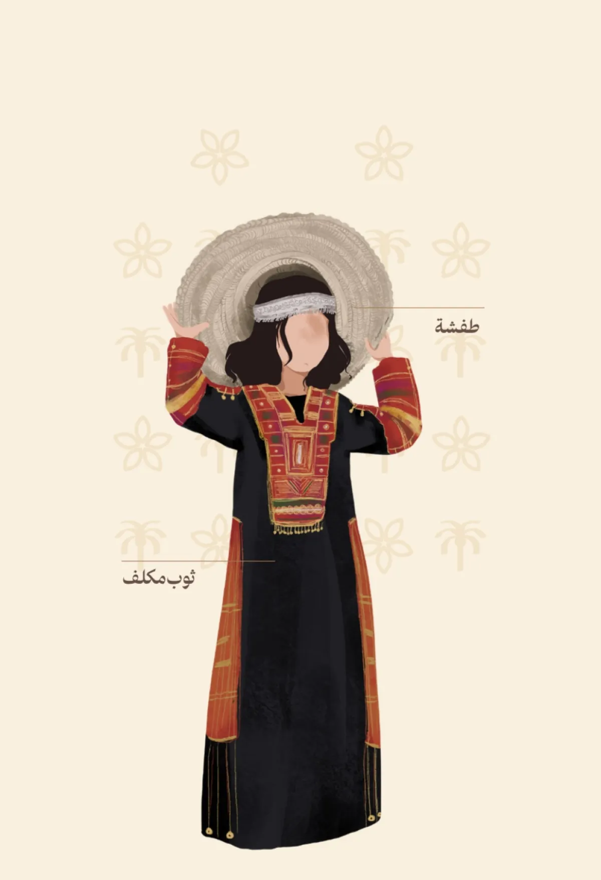 زي المنطقة الجنوبية للاطفال - الصورة من الموقع الرسمي لهوية يوم التأسيس