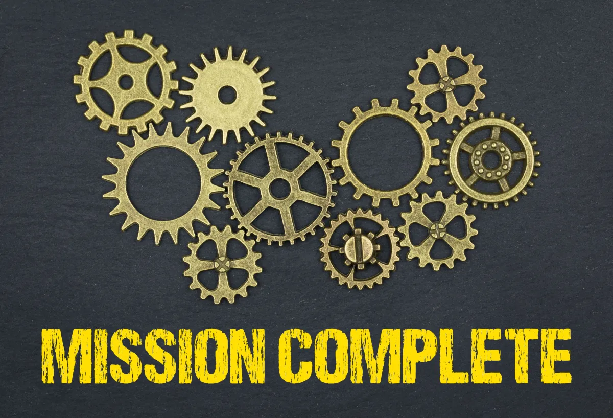 المرحلة الخامسة من نموذج سلّم توكمان تتعلّق بالفراغ من المهمة