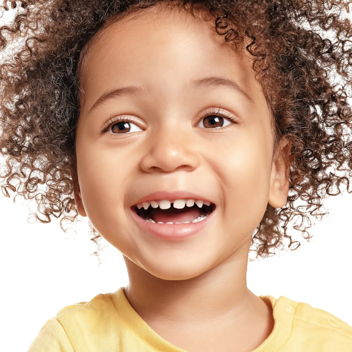 صورة لطفلة تبتسم