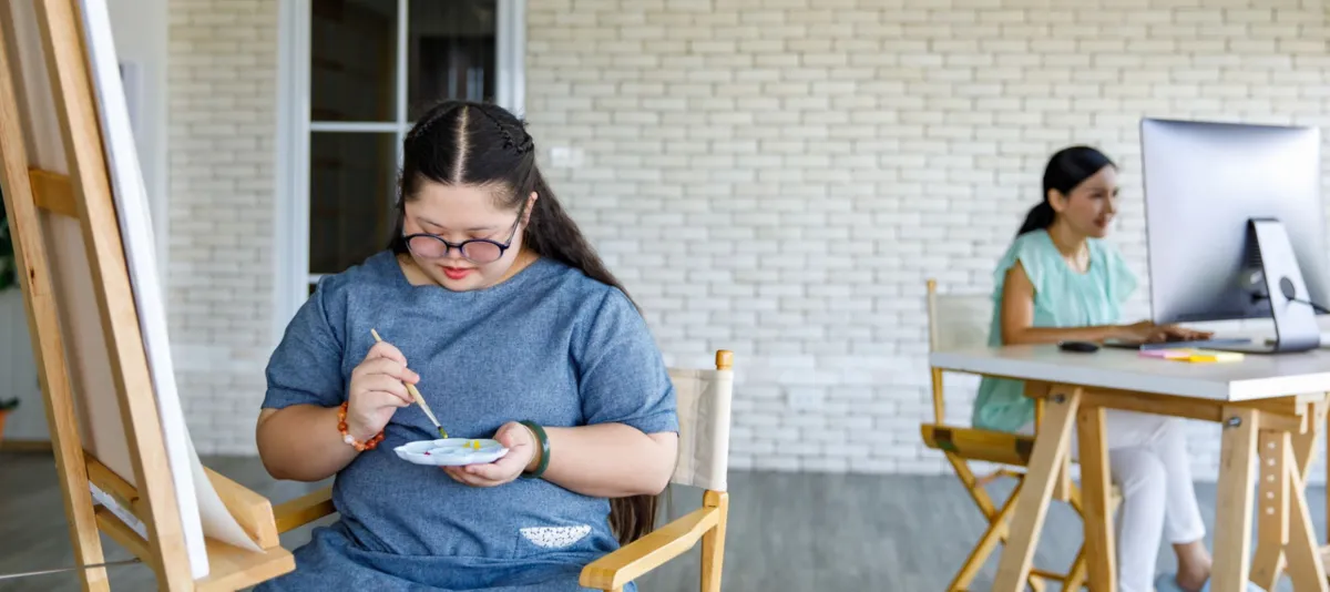 صورة طفلة مصابة بالحمى المنغولية