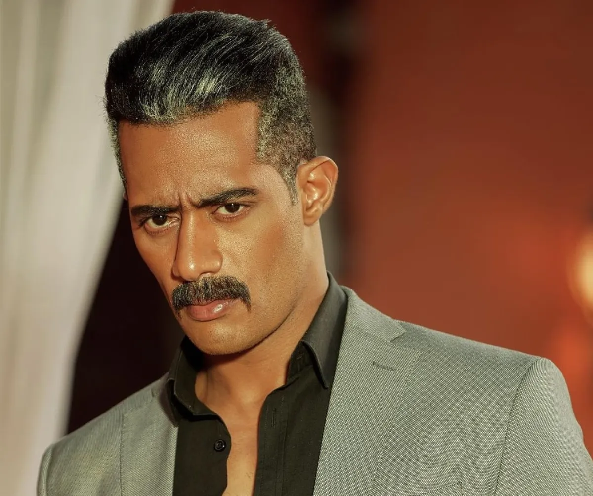 محمد رمضان في كواليس مسلسل العمدة - صورة من صفحته على انستغرام