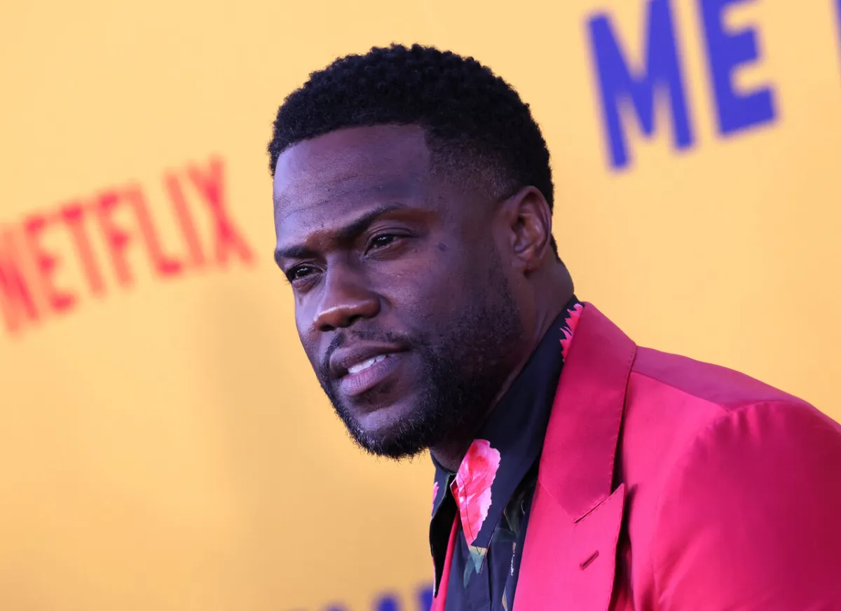 Kevin Hart attends the Los Angeles premiere of Netflix's "Me Time" at Regency Village Theatre on August 23, 2022 in Los Angeles, California. David Livingston/Getty Images/AFP