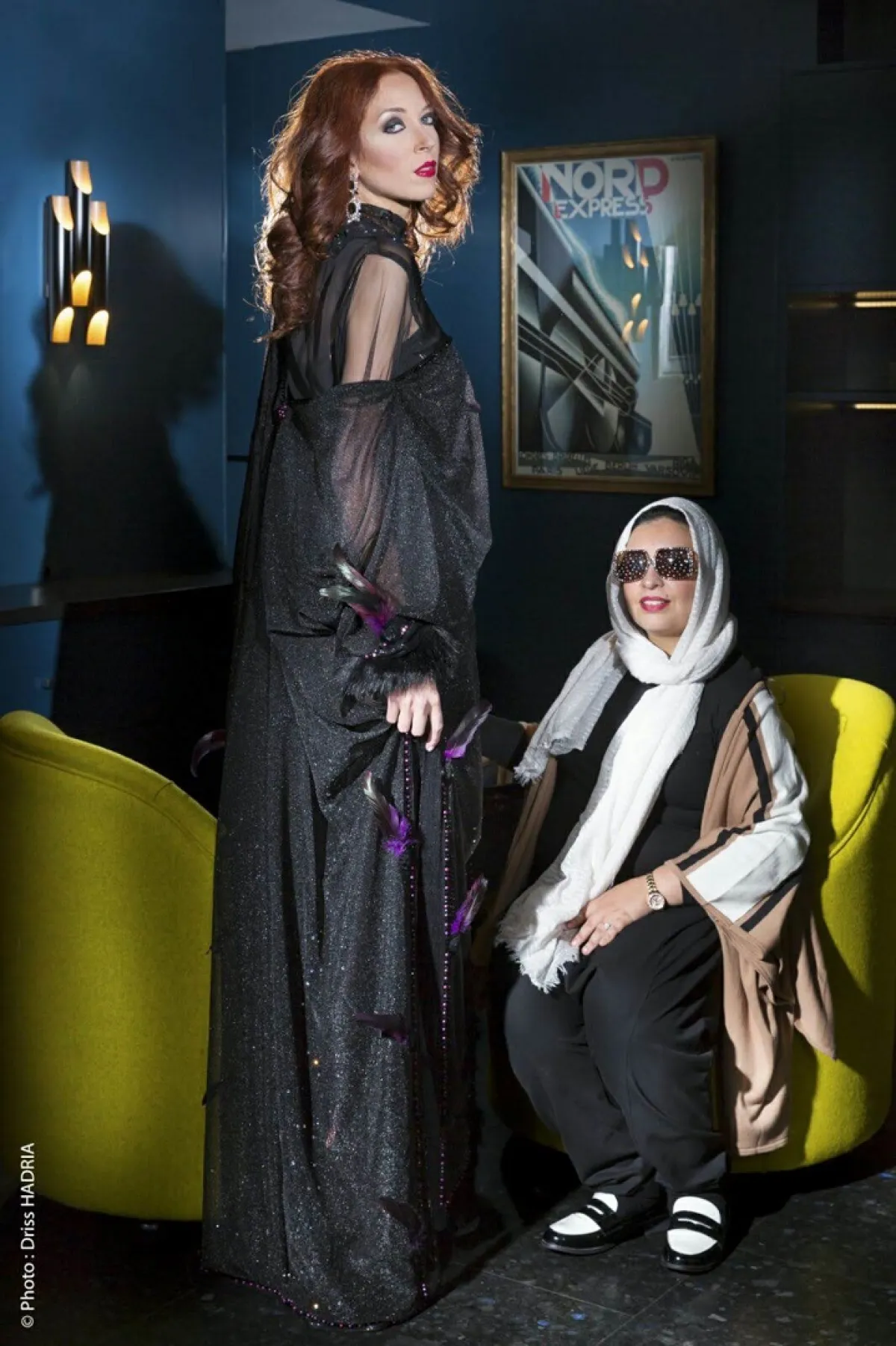 أزياء من تصميم المصممة إحسان غيلان