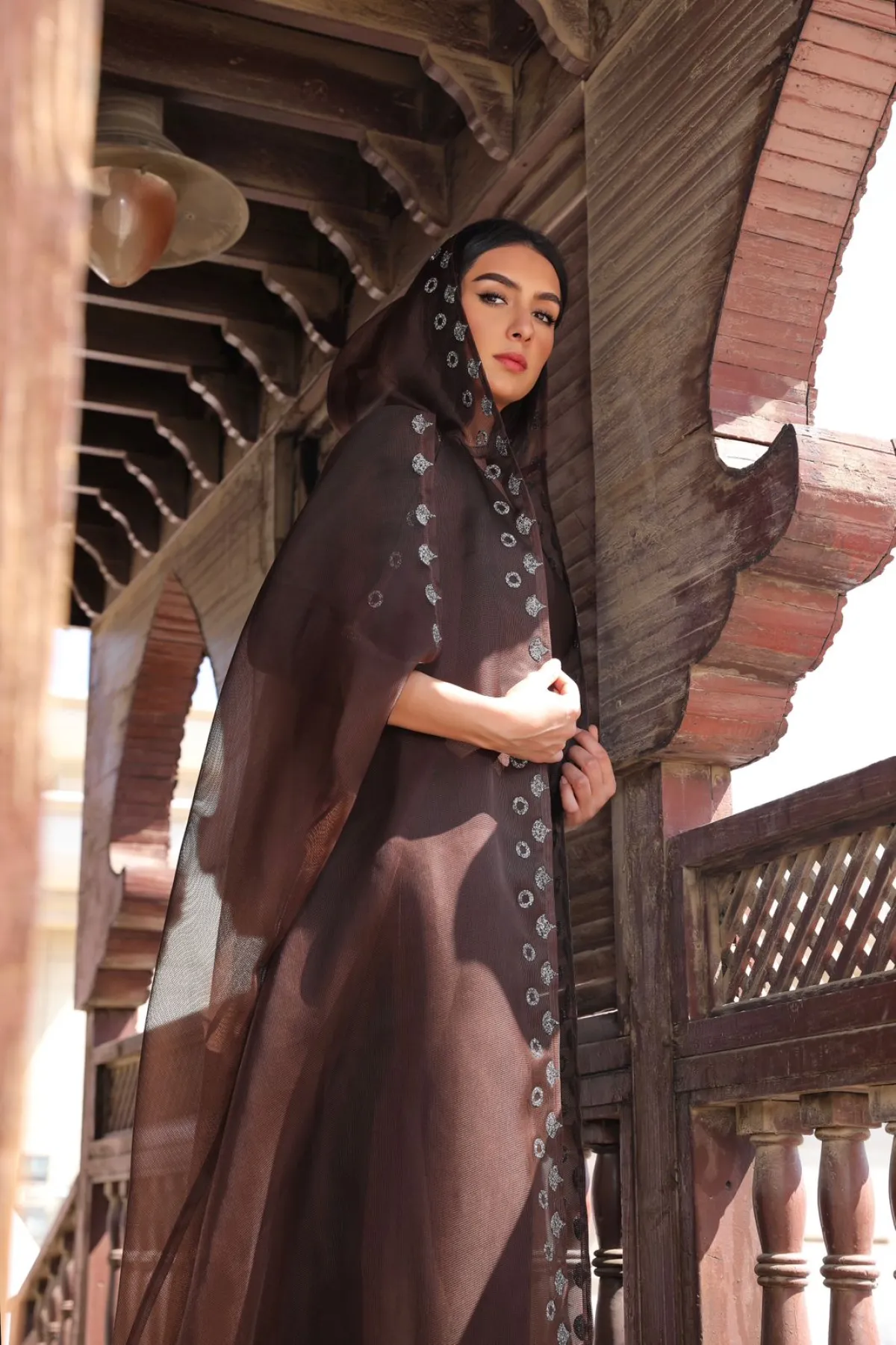 من مجموعة المصممة مها داوود ليوم التأسيس