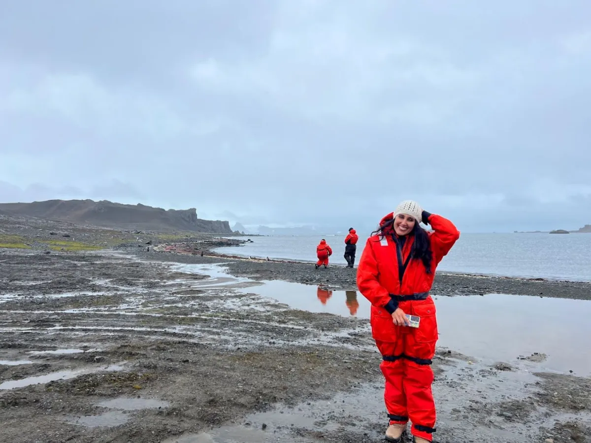 سباحة في مياه القطب الجنوبي
