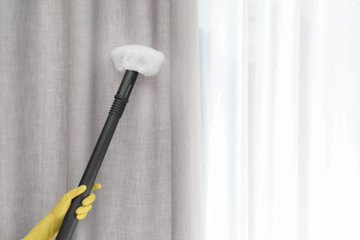 نزع الأغبرة عن الستائر الشيفون