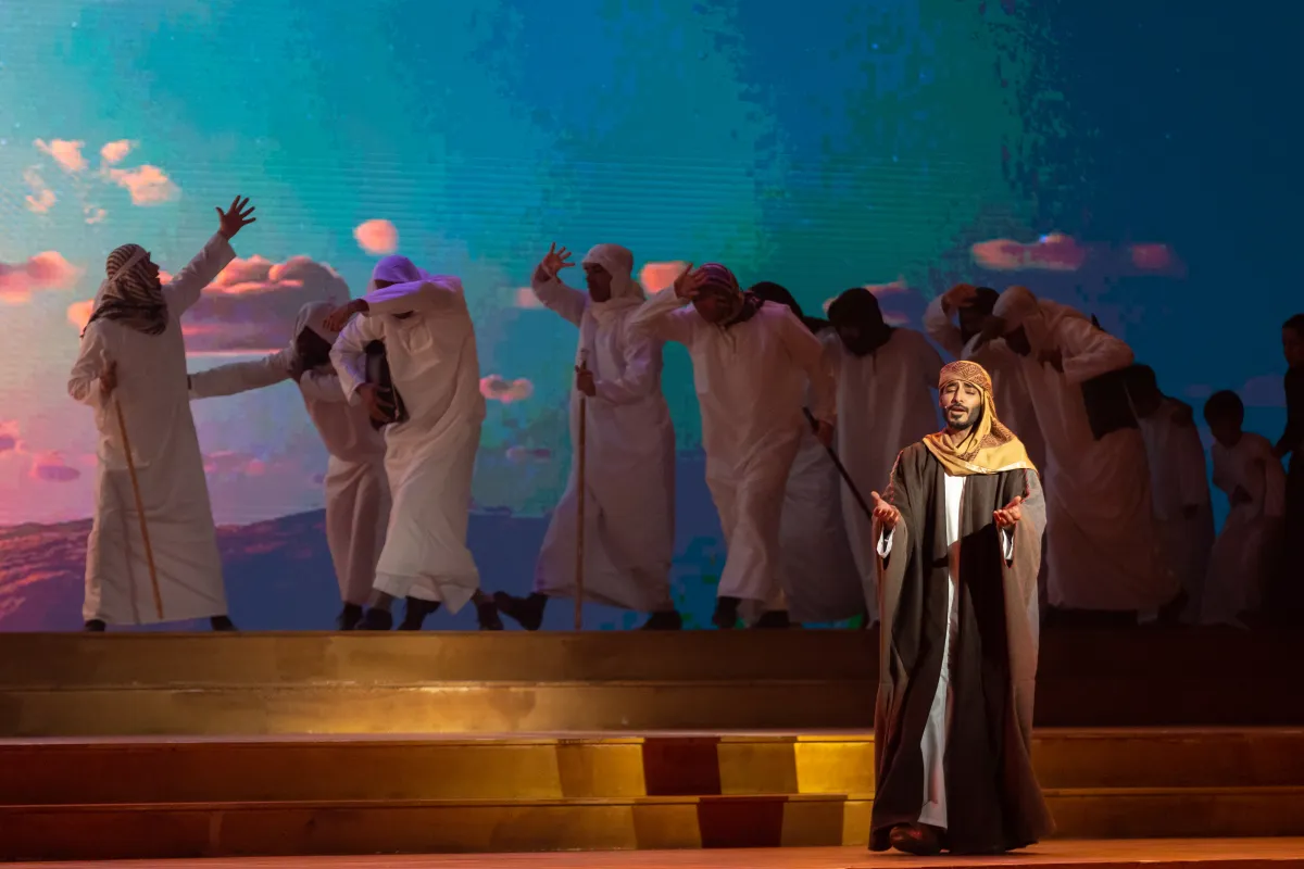  لقطة من عرض مسرحية معلقاتنا امتداد أمجاد