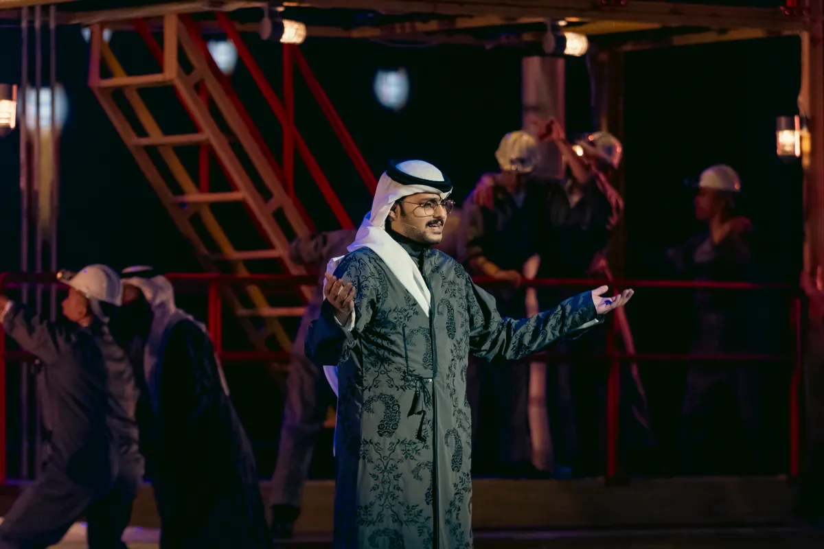  لقطة من عرض مسرحية معلقاتنا امتداد أمجاد