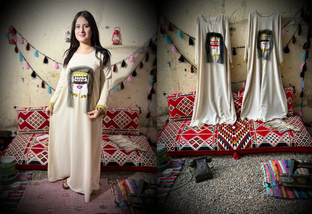 من تصميمات يوم التأسيس للمصممة غادة كردي 