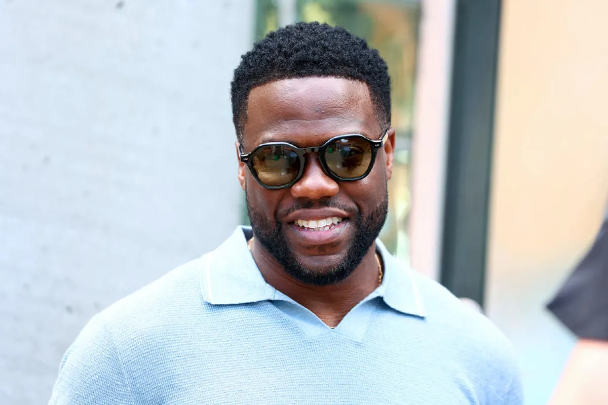 Kevin Hart speaks as The Children's Place partners with Kevin Hart to support communities for the 2022 back-to-school season on July 26, 2022 in New York City. Arturo Holmes/Getty Images for The Children's Place, Inc./AFP  Arturo Holmes / GETTY IMAGES NORTH AMERICA / Getty Images via AFP