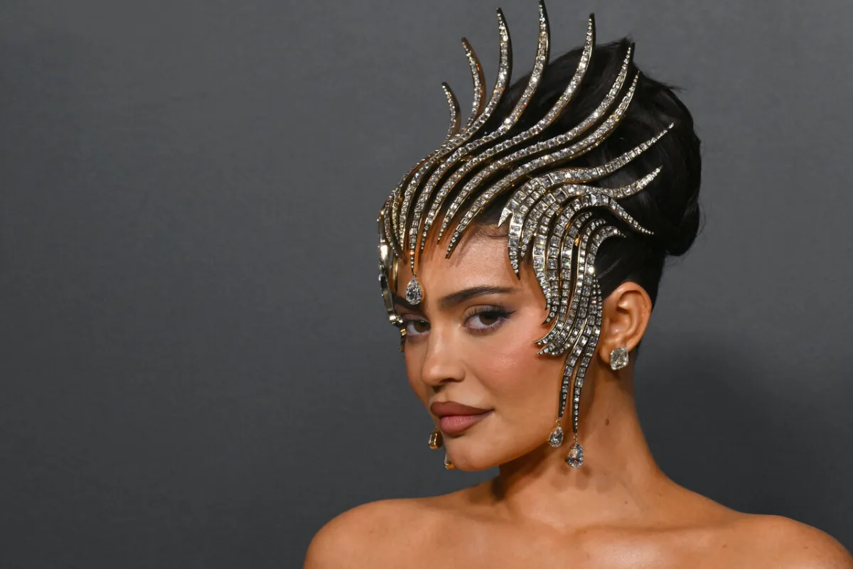 Kylie Jenner arrives to the opening of the Thierry Mugler: Couturissime exhibition at the Brooklyn Museum in the Brooklyn borough of New York City, on November 15, 2022. ANGELA WEISS / AFP