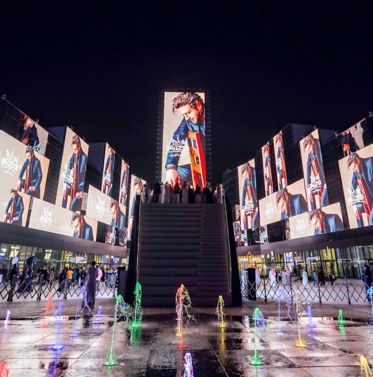 جانب من  تدشين ألبوم ماجد المهندس في البوليفارد رياض سيتي