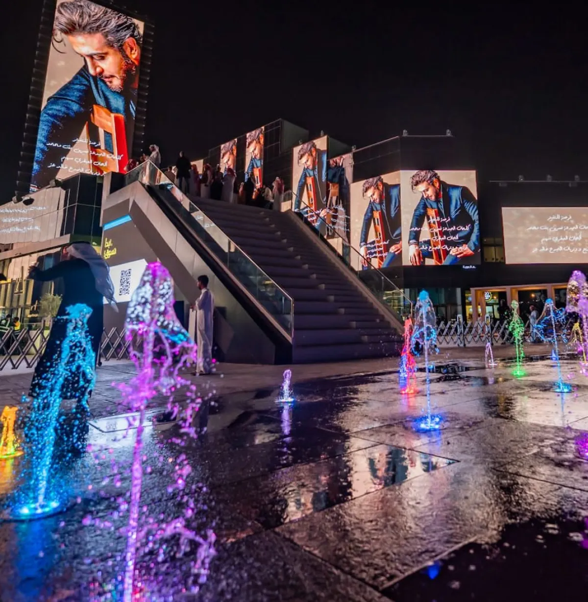 جانب من  تدشين ألبوم ماجد المهندس في البوليفارد رياض سيتي