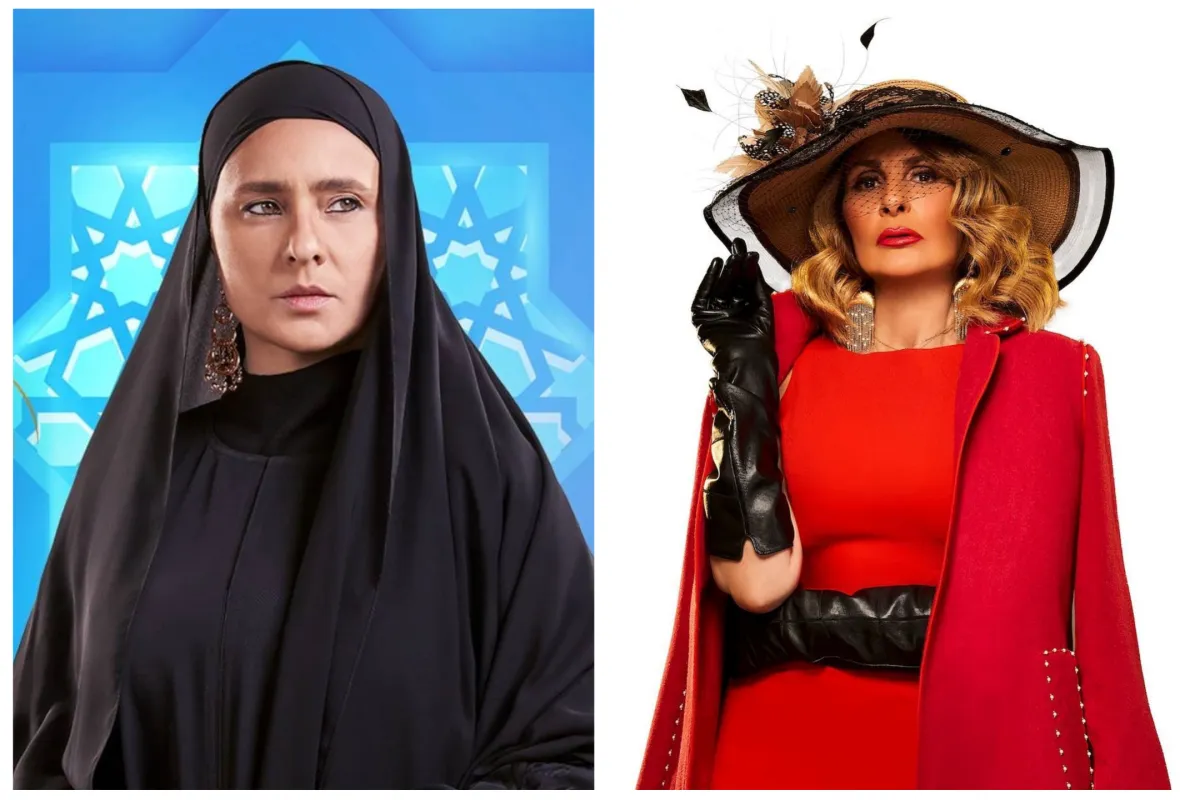 يسرا ونيللي كريم  - الصورة من إعداد محرر سيدتي 