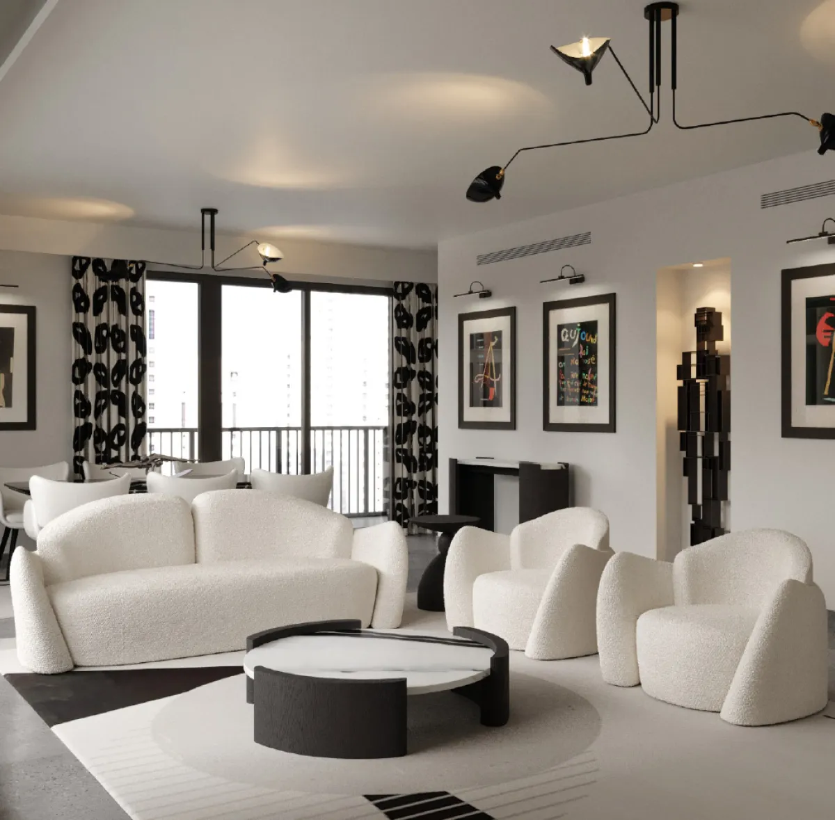 صورة من مشاريع رومان بليوس في إطار التصميم الداخلي