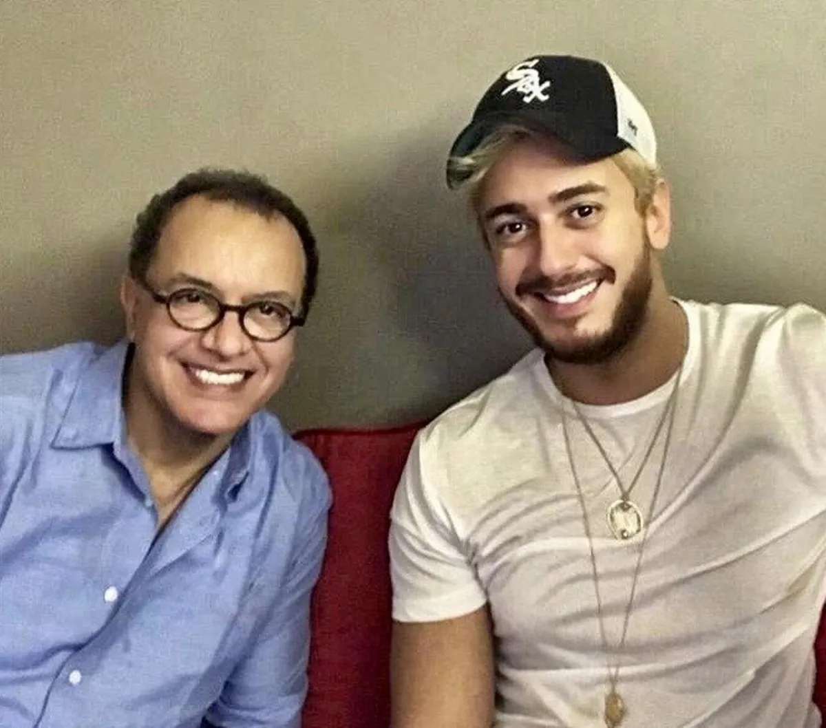 سعد لمجرد ووالده البشير عبده - الصورة من حساب البشير على إنستغرام 