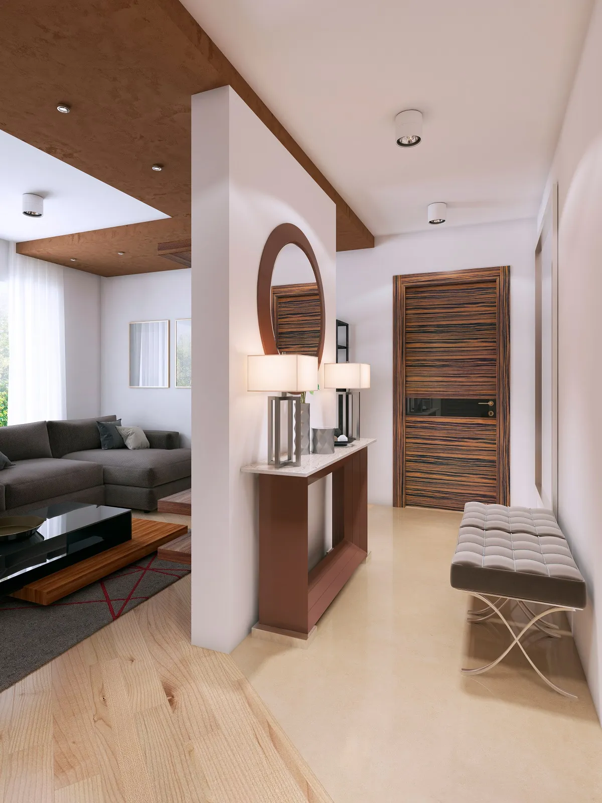 الخشب يعزز الدفء والفخامة