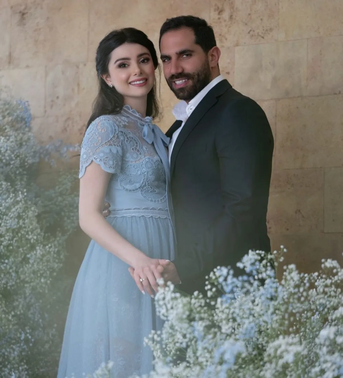 حفل خطوبة ماريتا الحلاني صورة من صفحتها على انستغرام