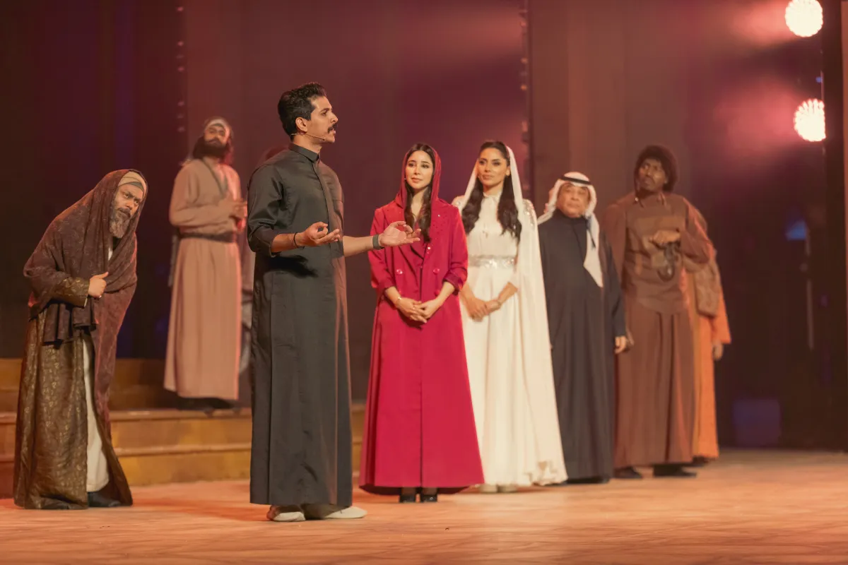 أسيل عمران في مسرحية معلقاتنا أمتداد أمجاد 