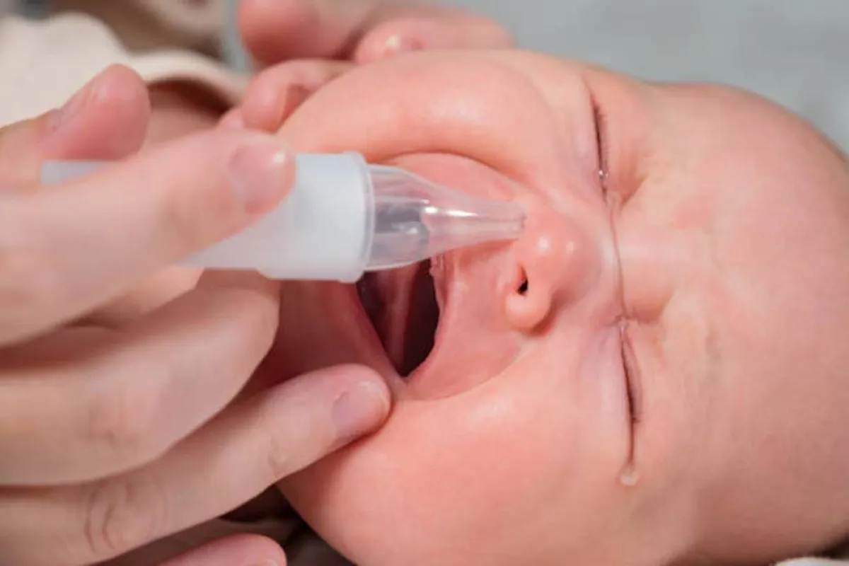 صورة لطريقة سحب البلغم