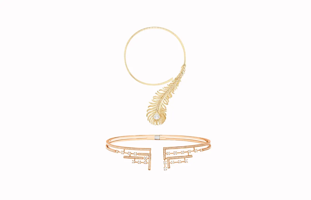 عقود ألماس مفتوحة لإطلالة ملكية ساحرة لعروس 2023