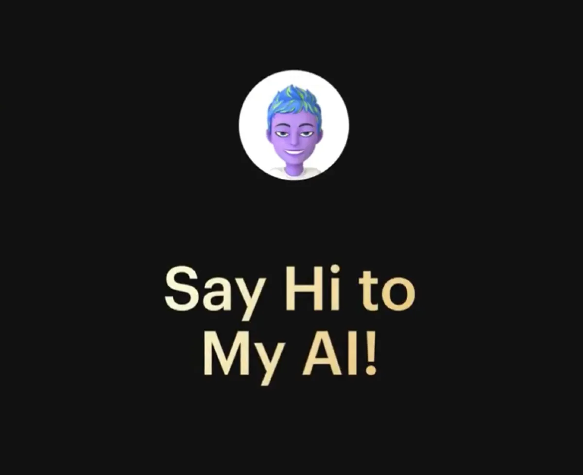 مدعوما من ChatGPT.. سناب شات يطرح روبوت دردشة يسمى "My AI" - الصورة من حساب سناب شات على تويتر