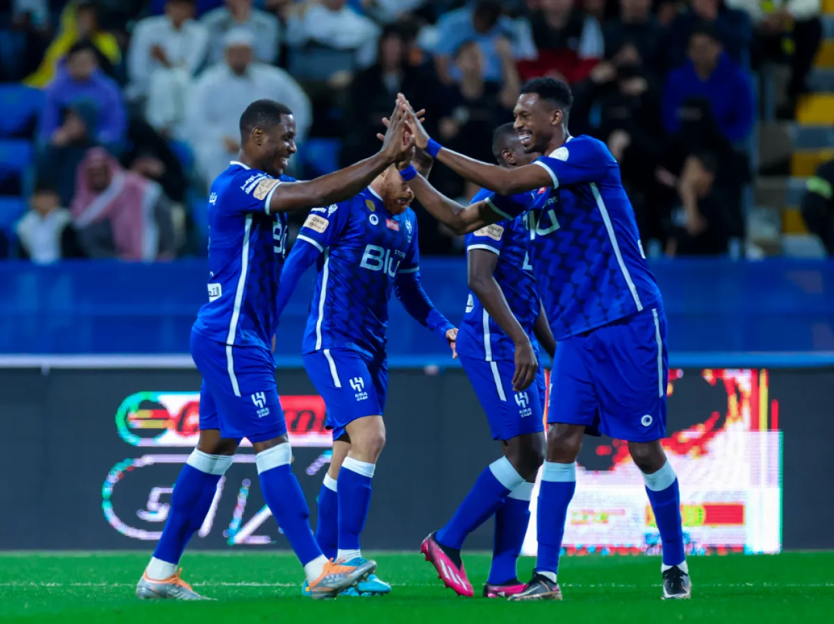 الهلال السعودي يفوز على التعاون في منافسات الدوري السعودي - الصورة من حساب النادي على تويتر