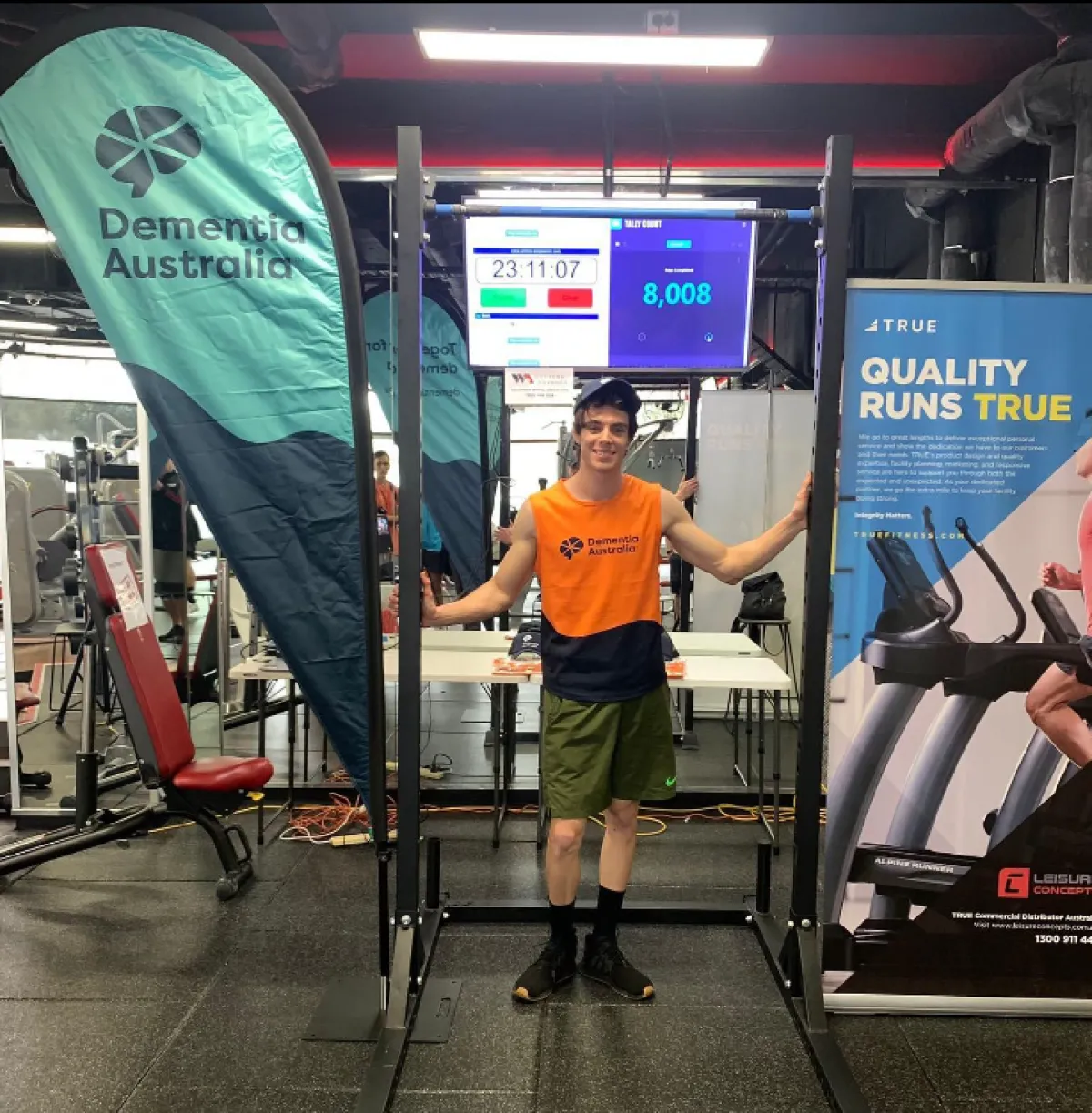 أسترالي يدخل غينيس بـ 8 آلاف تمرين ضغط في 24 ساعة - الصورة من حسابه الشخصي على إنستغرام