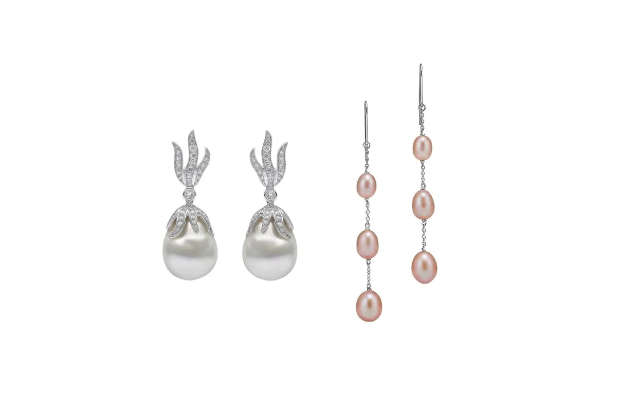 تزيني بأقراط مرصعة بلآلئ الباروك لإطلالة ساحرة في رمضان