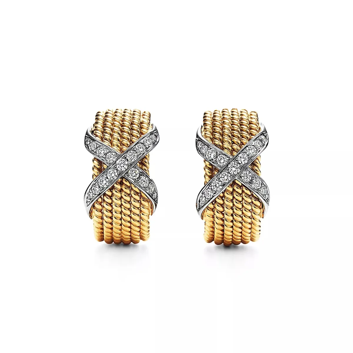 أقراط Rope Six-Row  من تيفاني آند كو Tiffany & Co