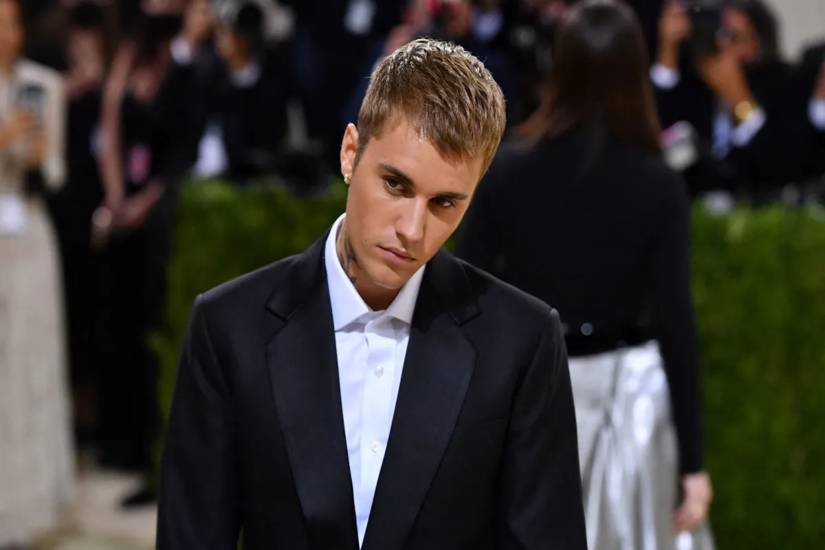 Justin Bieber at the Metropolitan Museum of Art on September 13, 2021 in New York. Angela WEISS / AFP