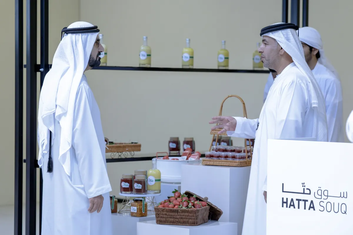 سوق حتا. الصورة من "وام"